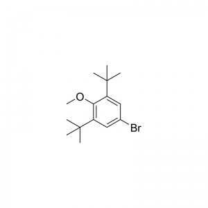 Chemical Structure for 4-Bromo-2,6-di-tert-butylanisole CAS 1516-96-7