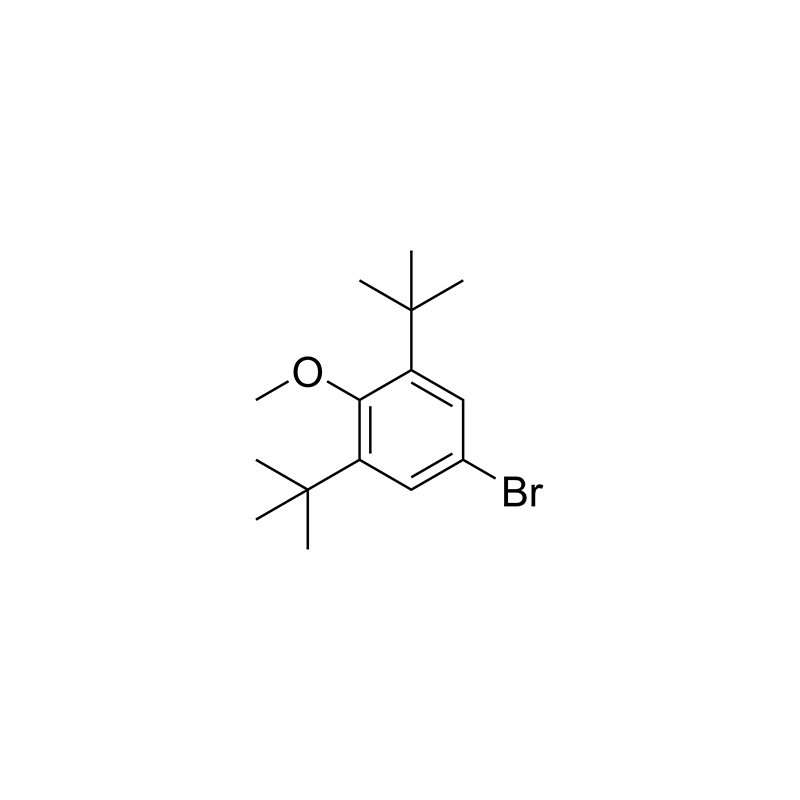 Chemical Structure for 4-Bromo-2,6-di-tert-butylanisole CAS 1516-96-7