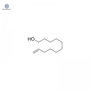Chemical Structure for 10-Undecen-1-ol CAS 112-43-6