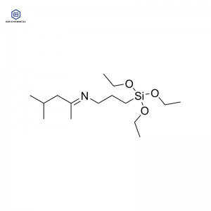 Chemical structure for 3-(1,3-Dimethylbutylidene)aminopropyltriethoxysilane CAS 116229-43-7