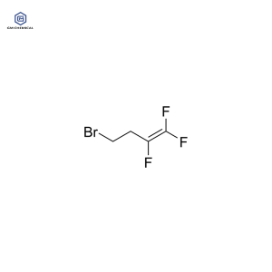 Chemical structure for 4-Bromo-1,1,2-trifluoro-1-butene CAS 10493-44-4