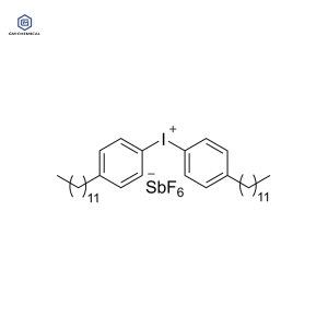 Bis(4-dodecylphenyl)iodonium hexaflurorantimonate CAS 71786-70-4