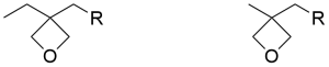 Classification of Oxetane monomers